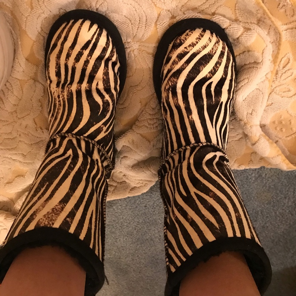 Ugg Zebra Print Boots